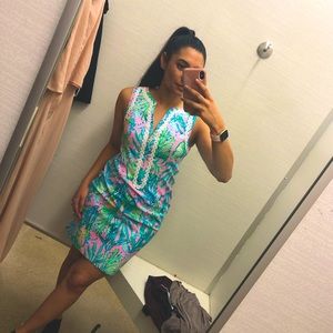 Lilly Pulitzer shift dress colorful NWT